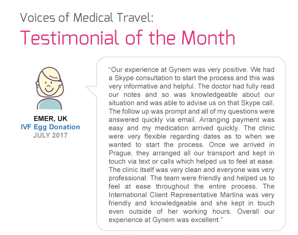 Voices of Medical Travel: Testimonial of the Month