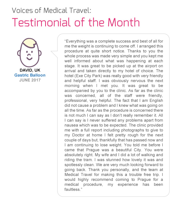 Voices of Medical Travel: Testimonial of the Month