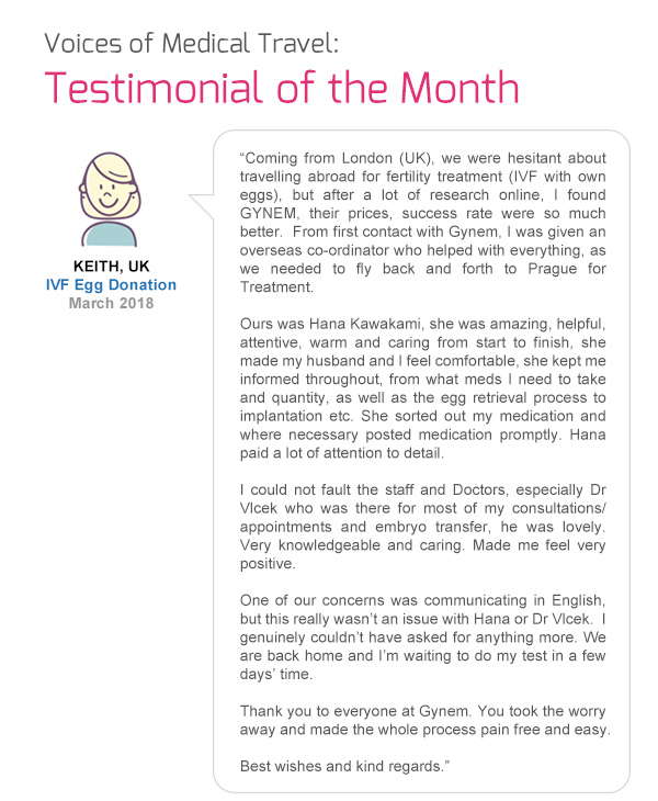 Voices of Medical Travel: Testimonial of the Month