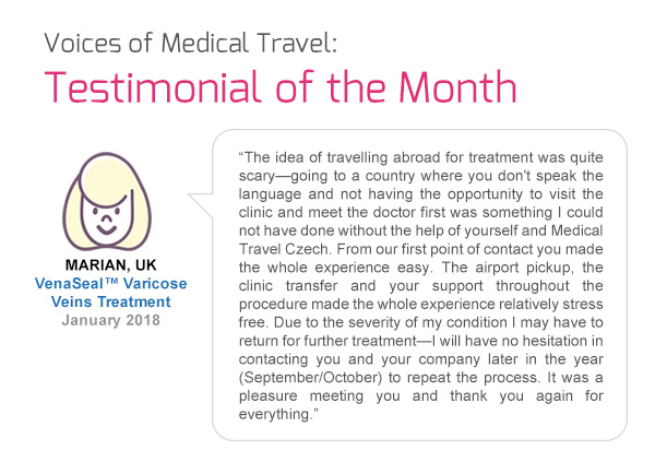 Voices of Medical Travel: Testimonial of the Month