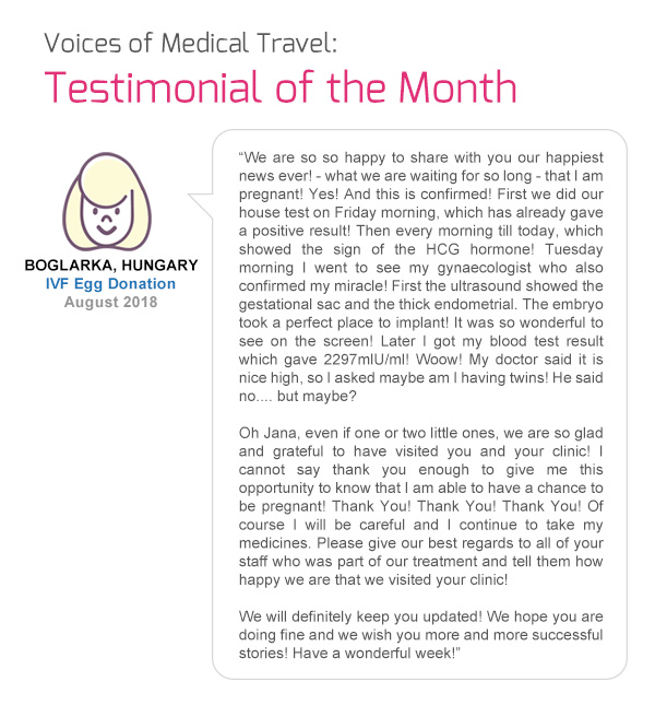 Voices of Medical Travel: Testimonial of the Month