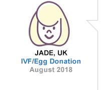 Jade, UK, IVF/Egg Donation, August 2018